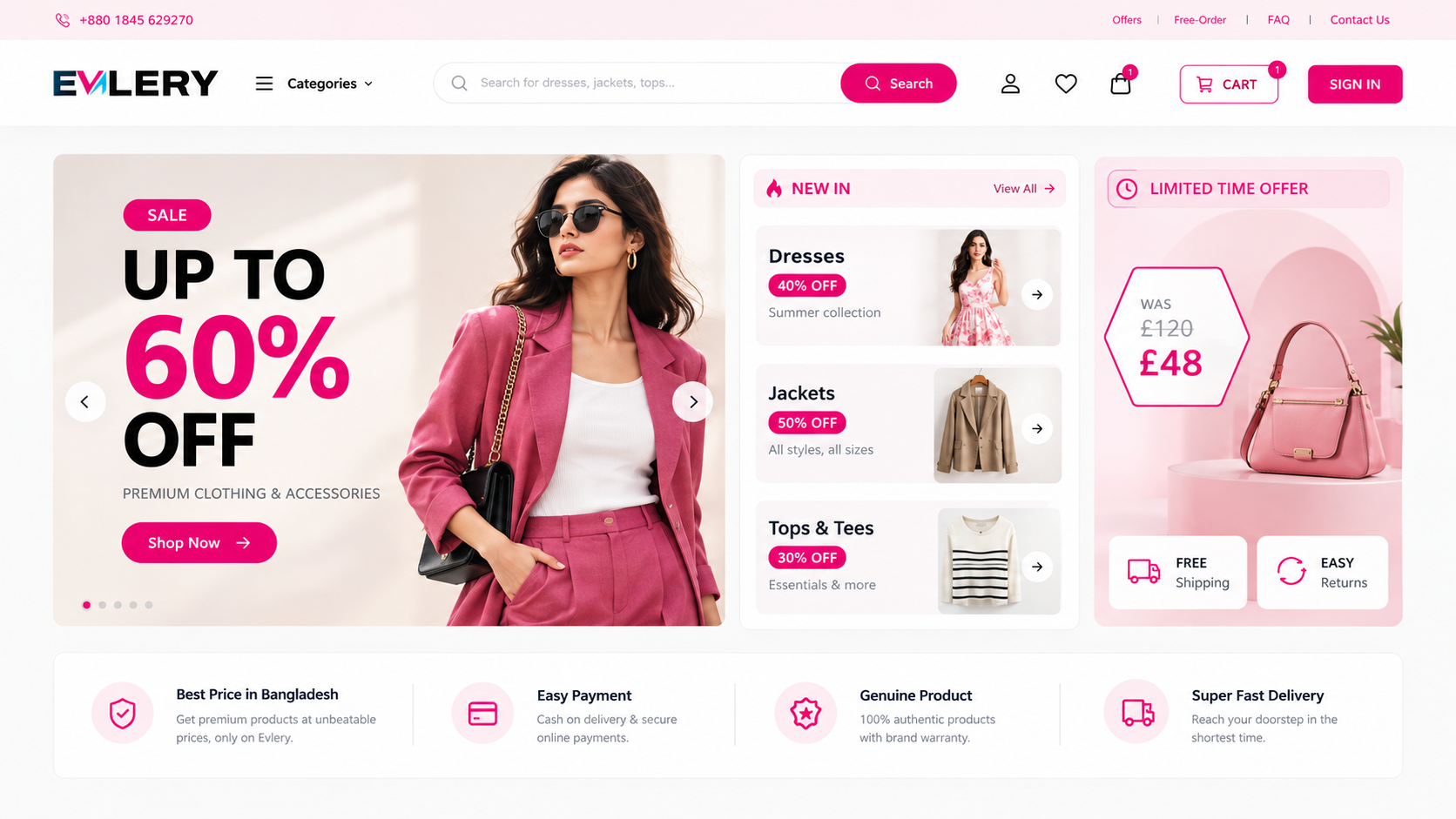 Evalery E-Commerce Online Store
