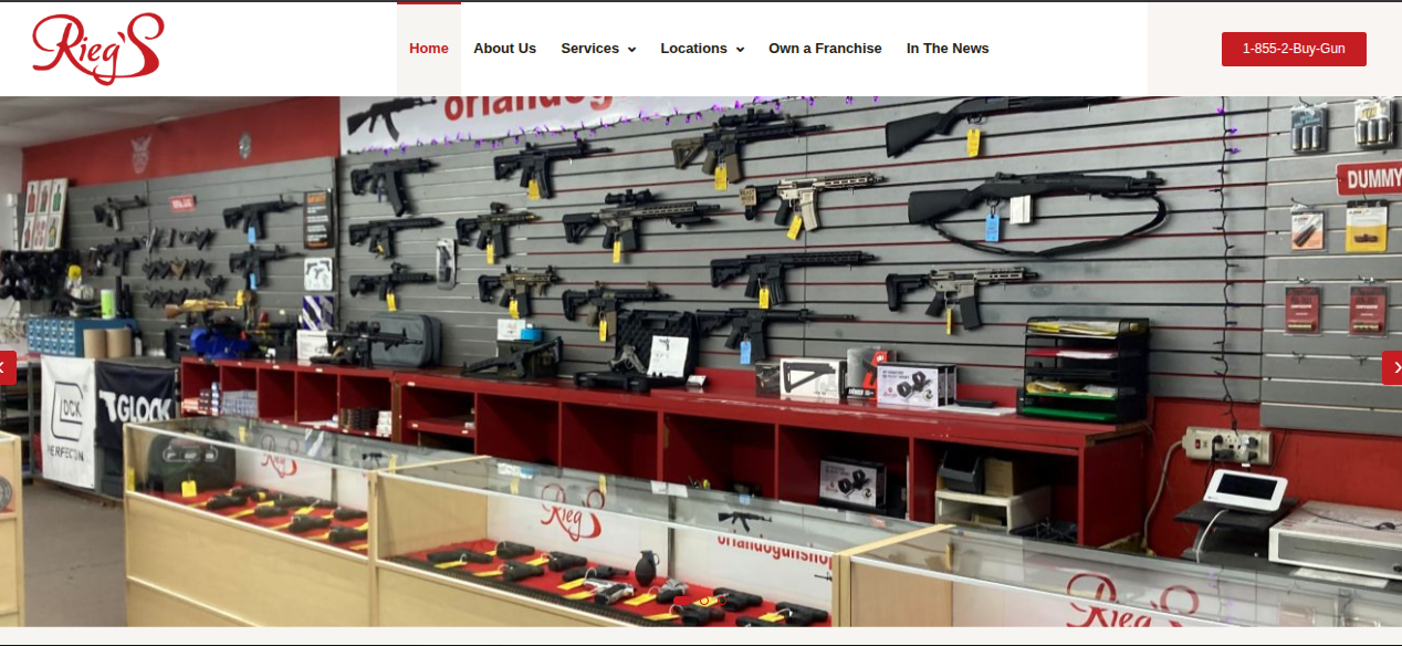 Rieg's Gun Shop Online Store