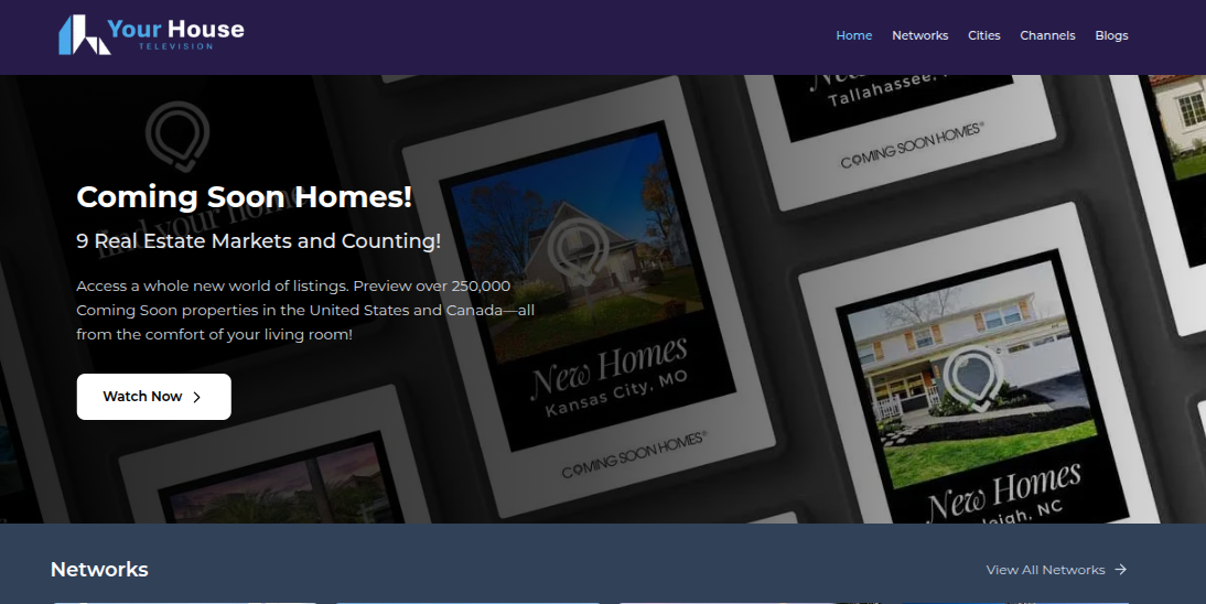 YourHouse TV Streaming Platform